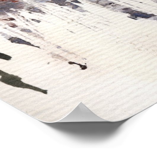 gewartet poster (Ecke)