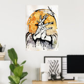 gewartet poster (Heimbüro)