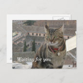 Gewartet Postkarte (Vorne/Hinten)