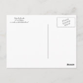 Gewartet Postkarte (Rückseite)