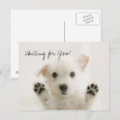 Gewartet Postkarte (Vorne/Hinten)