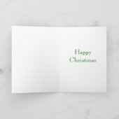 Gewartet St_Nick Weihnachtskarte Feiertagskarte (Innenseite)