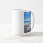 "Gewartet" Tasse (VorderseiteRechts)