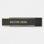 Gewartet Textvorlagenraum Türschild (Vorderseite )