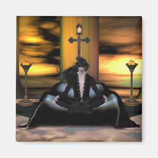 Gewartet....Vampire/Gothic/Fantasy/Halloween Magne Magnet