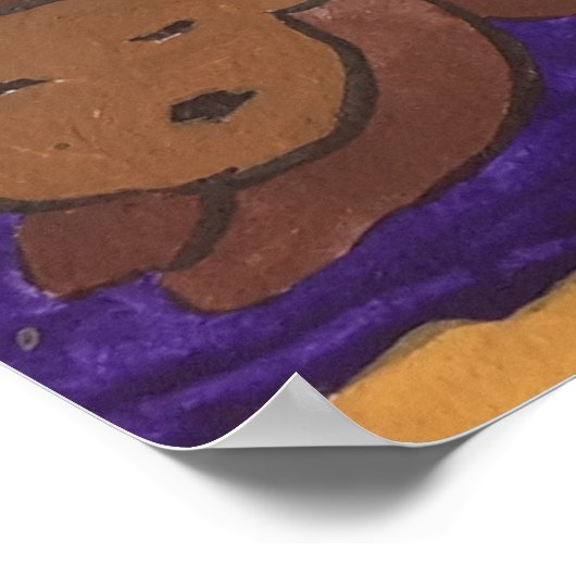 Gewartet Weihnachtsposter Poster (Ecke)