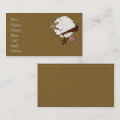 Gewaschene an Land Visitenkarte (Vorne/Hinten)