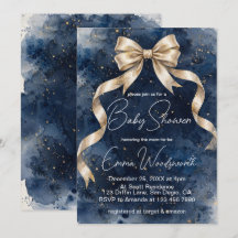 Gewaschene marineblaue glitzernde goldene Band Coq