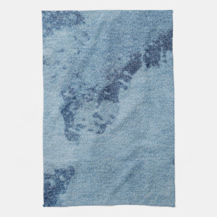 Gewaschenes Denim-Design #9 @ Emporio Moffa Handtuch