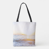 Gewässer bei Sonnenuntergang Tasche (Rückseite)