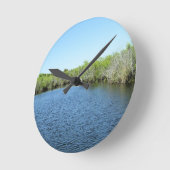 GEWÄSSER DER EVERGLADES RUNDE WANDUHR (Winkel)