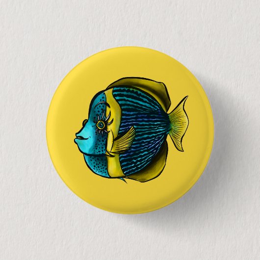 Gewässer der Fische unter Meereskids Button (Vorderseite)