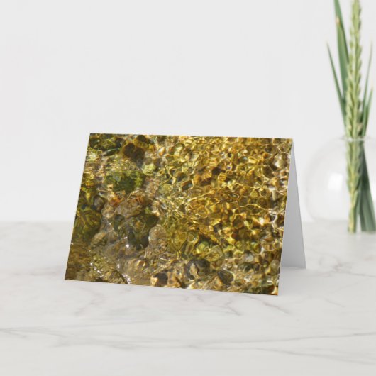 Gewässer der Kaweah Abstrakte Natur Karte (Vorderseite)