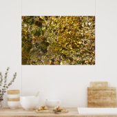Gewässer der Kaweah Abstrakte Natur Poster (Küche)