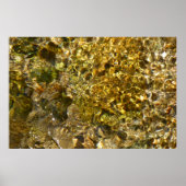 Gewässer der Kaweah Abstrakte Natur Poster (Vorne)