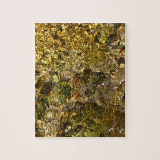 Gewässer der Kaweah Abstrakte Natur Puzzle (Vertikal)