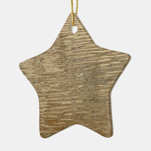 Gewässer des Barker-Staudamms im Joshua-Tree-Natio Keramik Ornament (Links)