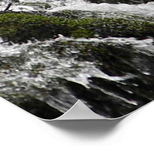 Gewässer mit rauer Luft...... Poster (Ecke)