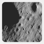 Gewässer Quadratischer Aufkleber (Vorderseite)