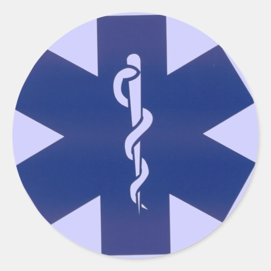 Gewässer Runder Aufkleber (Vorderseite)