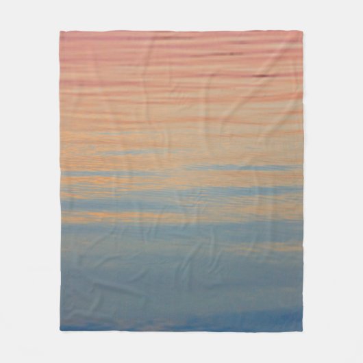 Gewässer unter goldener Stunde Fleecedecke (Vorderseite)