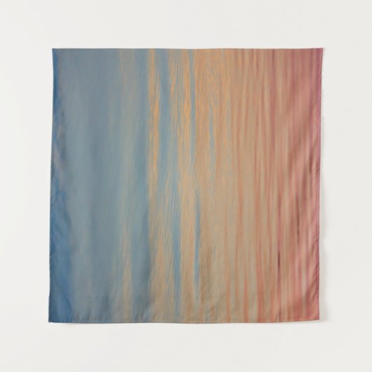 Gewässer unter goldener Stunde Wandteppich (Vorderseite (Horizontal))