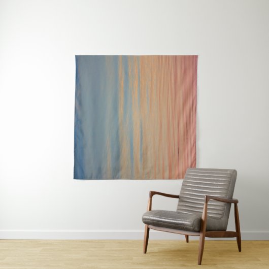 Gewässer unter goldener Stunde Wandteppich (Beispiel (Horizontal))