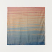 Gewässer unter goldener Stunde Wandteppich (Vorderseite)