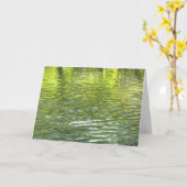 Gewässer von Eichenbachgelb und Grünlandschafts-Fo Karte (Gelbe Blume)