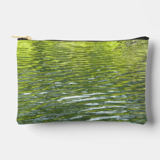 Gewässer von Eichenbachgelb und Grünlandschafts-Fo Zubehörtasche (Vorderseite)