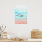 Gewässer von Elafonisi Poster (Küche)