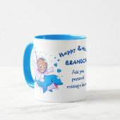 Gewässer von Katze und Delphin Tasse (Vorderseite Links)