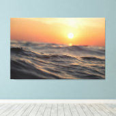 Gewässer während der goldenen Stunde Leinwanddruck (Insitu (Holzboden))