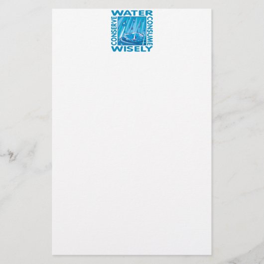 Gewässerschutz Briefpapier (Vorderseite)