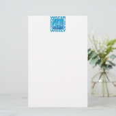 Gewässerschutz Briefpapier (Stehend Vorderseite)