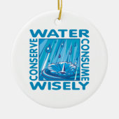 Gewässerschutz Keramik Ornament (Vorne)