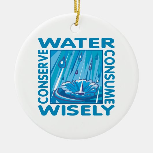 Gewässerschutz Keramik Ornament (Vorne)