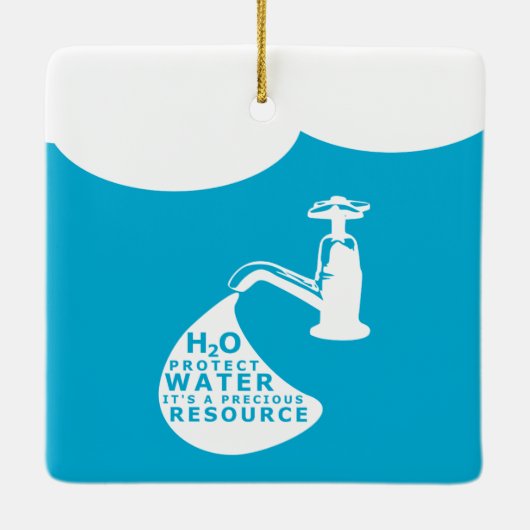 Gewässerschutz Keramikornament (Rückseite)