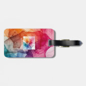 Gewässerte Farbe Gepäckanhänger (Rückseite horizontal)