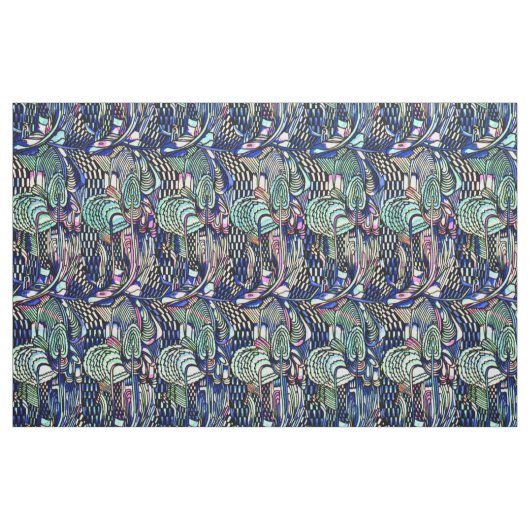 Gewebe-Abstrakt-Charles Rennie Mackintosh 3 Stoff (Fat Quarter (45,7 x 55,9 cm))