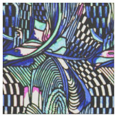 Gewebe-Abstrakt-Charles Rennie Mackintosh 3 Stoff (Nahaufnahme)