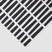 Gewebe / Abstrakte schwarze Linien Seidenpapier (Detail)