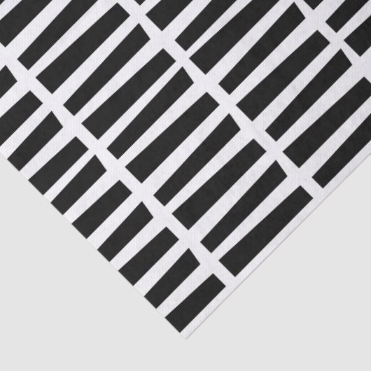 Gewebe / Abstrakte schwarze Linien Seidenpapier (Detail)