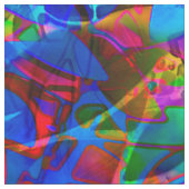 Gewebe-abstraktes beflecktes mit Blumenglas Stoff (Muster)