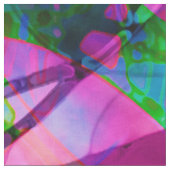 Gewebe-abstraktes beflecktes mit Blumenglas Stoff (Nahaufnahme)