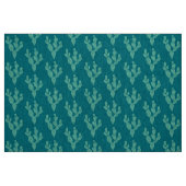 Gewebe: Aquamarine Cacti Naturstoffe Stoff (Fat Quarter (45,7 x 55,9 cm))