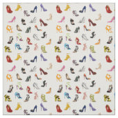 Gewebe-Aschenputtel-Zitat beschuht Heels-Pumpen Stoff (Muster)