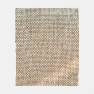 Gewebe aus braunem Spinnstoff Fleecedecke