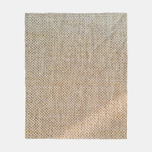 Gewebe aus braunem Spinnstoff Fleecedecke (Vorderseite)