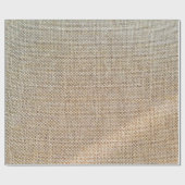 Gewebe aus braunem Spinnstoff Geschenkpapier (Flach)